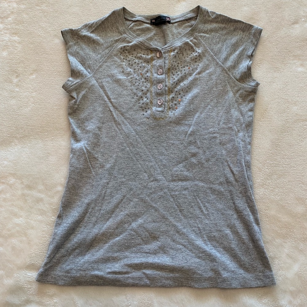 Girls bedazzled t shirt/tank top eyeshadow girls